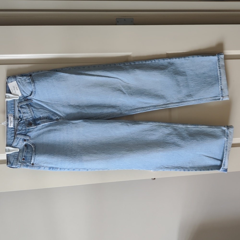 Abercrombie & Fitch Light Blue The Baggy wide leg Jeans